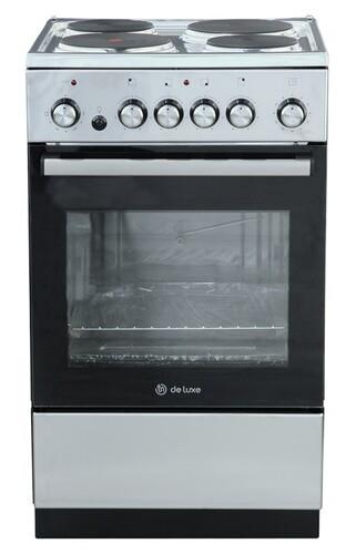 Электрическая плита De Luxe 5004.16э 010 серебристый