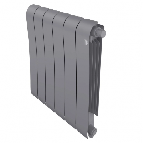 Биметаллический радиатор отопления  Royal Thermo Infinity 500 Vr80 6 Секций Silver Satin