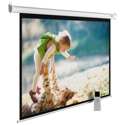 Экран Cactus 150x240см SIlverMotoExpert CS-PSSME-240X150-DG 16:10 настенно-потолочный рулонный тёмно-серый (мотор)