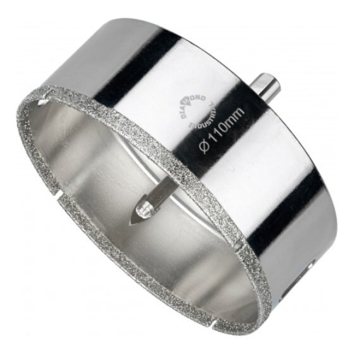 Коронка алмазная по керамограниту с центрирующим сверлом Diamond Industrial DIDCSC110 110мм