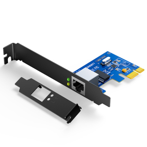 Адаптер UGREEN US230 30771 Gigabit 10/100/1000Mbps PCI Express Network Adapter Black