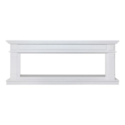 Портал каминный из МДФ RealFlame Islandia 60 белый, для очага Saphir 60