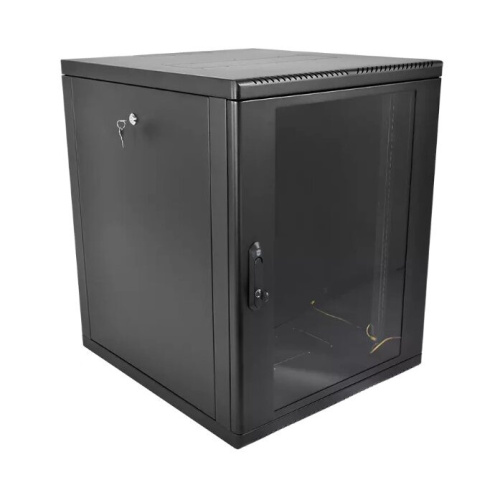 Шкаф коммутационный ЦМО ШРН-М-12.650-9005 настенный 12U 600x650мм черный