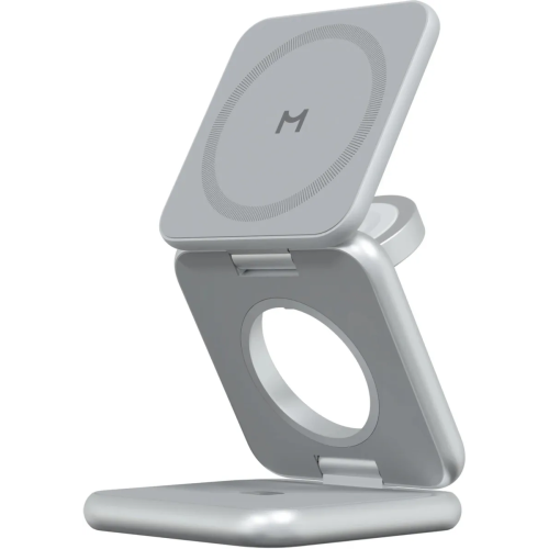 Беспроводное зарядное устройство Magssory WCH063 Fold Pro silver