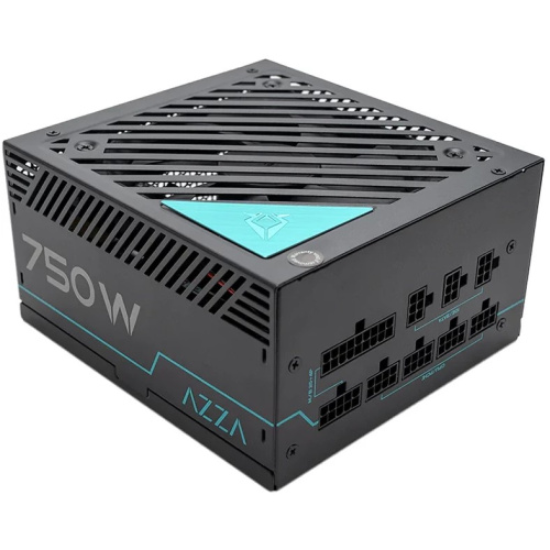Блок питания Azza PSAZ-750G ATX 750W 80+ gold (20+4pin) APFC 120mm fan 6xSATA Cab Manag RTL