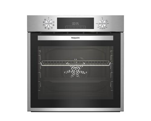 Электрический духовой шкаф Hotpoint HFTE8 821 H IX серебристый