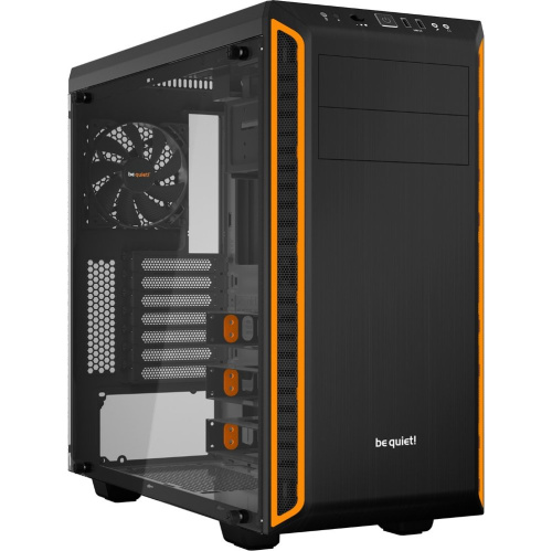 Корпус be quiet! Pure Base 600 Window Orange (BGW20), midi-tower, ATX, tempered glass side panel ,1x Pure Wings 2 140mm, 1x Pure Wings 2 120mm fans