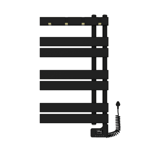 Электрический полотенцесушитель Primoclima Flat 800*500 7 трубок 400W черный