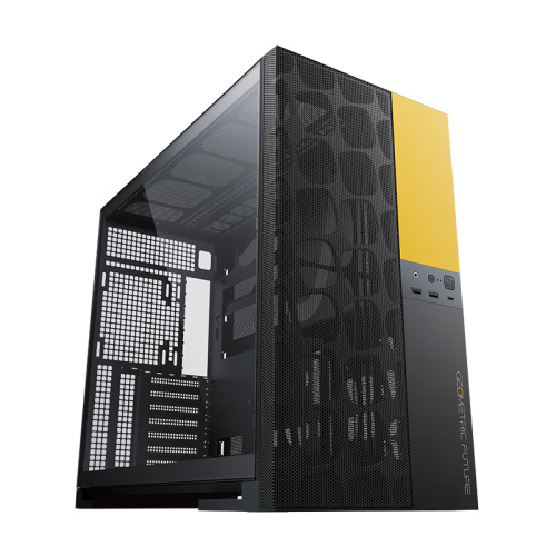 Корпус Geometric Future Model 5 Vent Black Yellow (1AM5VTBY00100) / mid tower, E-ATX