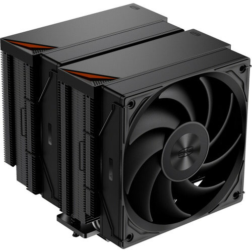 Кулер PCCooler RZ620 BK S115X/1200/1700/18XX/AM4/AM5 (TDP 265W, 2x120mm PWM Fan, 6 тепловых трубок 6мм, 500-2200RPM, 28-32dBa)