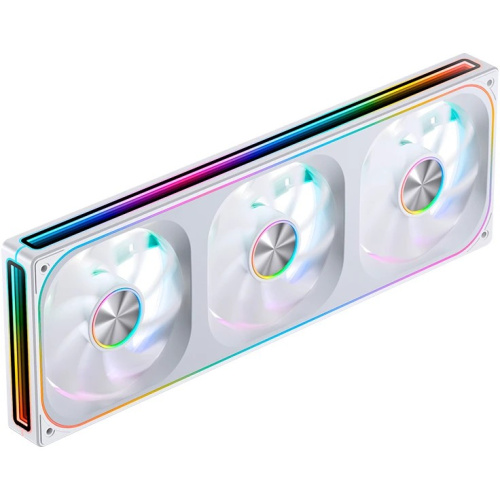 Вентилятор JONSBO ZA-360W (3 in 1) 120х120х28мм (PWM, ARGB LED, 700-2400об/мин, белый) Retail