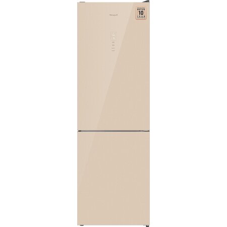 Холодильник Weissgauff WRK 185 Total NoFrost Inverter Beige Glass