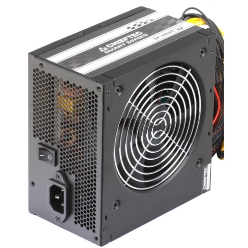 Блок питания CHIEFTEC GPS-550A8, Retail, 550W, v.2.3/EPS, КПД 80%, A.PFC, 2x PCI-E (6+2-Pin), 4x SATA, 2x MOLEX, Fan 12cm