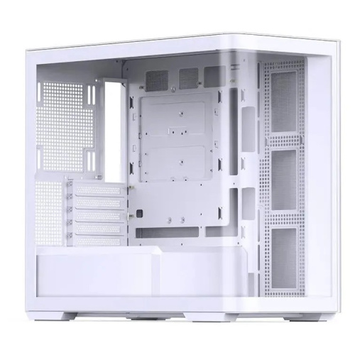 Корпус JONSBO D300 White без БП, боковая панель из закаленного стекла, mini-ITX, micro-ATX, белый