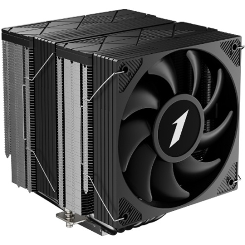 Кулер 1STPLAYER Cryo CY12-D Black (CY12-D-BK) / 6HPx6mm, dual tower, 2x120mm fans, 750-1900 RPM, 57.6 CFM, 38.2 dBA