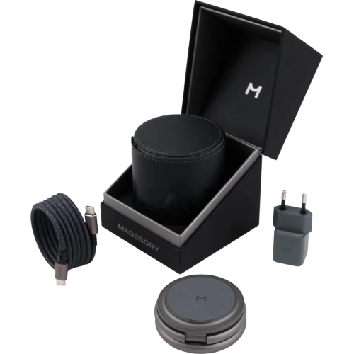 Беспроводное зарядное устройство Magssory WCH053 Disc Signature Edition для Samsung midnight