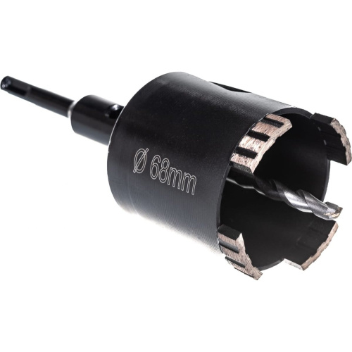 Коронка алмазная с переходником по бетону Росомаха SDS+ 68х70 мм 500068