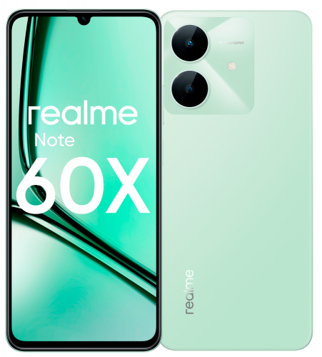 Смартфон Realme Note 60X 3/64 Гб Lte Зеленый