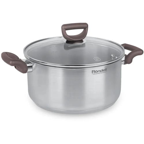 Кастрюля Rondell Fest RDS-1323 4.8л стальной