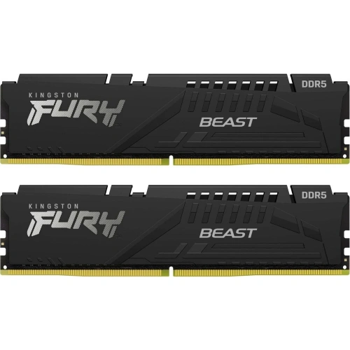 ОЗУ Kingston Fury Beast Black EXPO CL30 (Kit of 2) (KF560C30BBEK2-32) DDR 5 DIMM 32Gb PC48000, 6000Mhz, (retail)