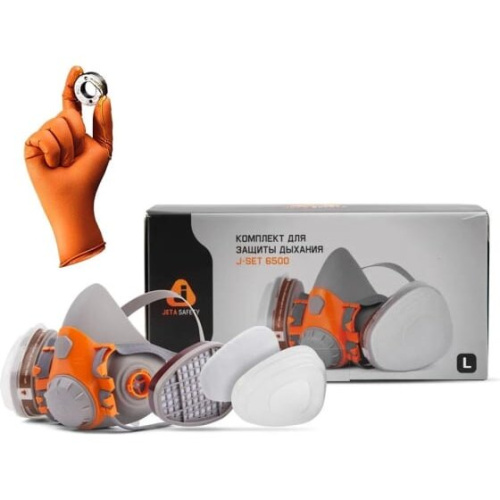 Полумаска Jeta Safety 6500 (6500-M) фильтрующая из изолирующих материалов р.M