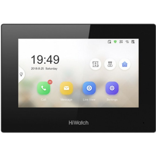 Видеопанель HiWatch VDP-H2211B цветной сигнал цвет панели черный