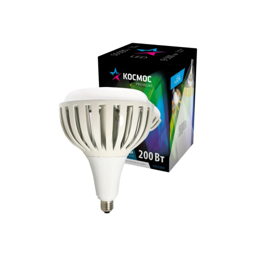 Лампа светодиодная КОСМОС Premium HWLED (KHWLED200WE4065) 200W E40 6500K