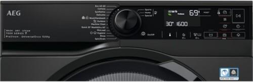 Стирально-сушильная машина AEG LWR73166OE черный