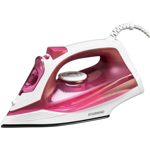Утюг Starwind SIR2285 розовый/белый