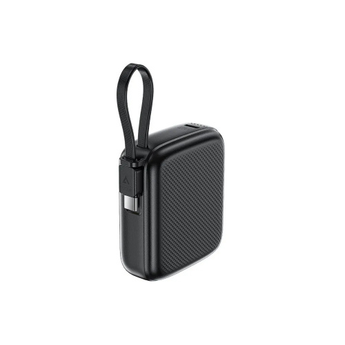 Внешний аккумулятор ACEFAST AF-M15-BK PdD22.5W Power Bank With Cable 10000Mah Black