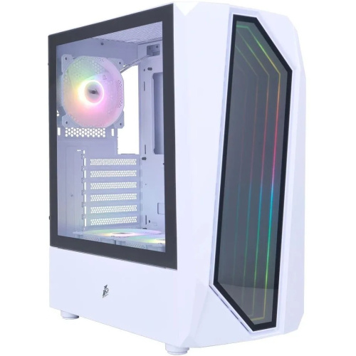 Корпус 1STPLAYER Infinite Space IS6 ARGB White (IS6-WH-2F7R-W-1F7-W) / ATX / 3x120mm ARGB fans