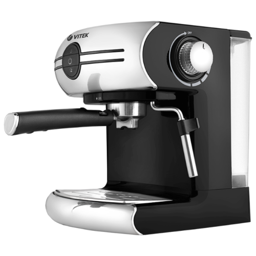 Кофеварка Vitek VT-1507 MC серебристый/черный