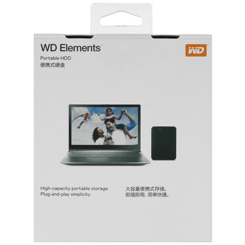 1 ТБ Внешний HDD WD Elements Portable [WDBUZG0010BBK-CESN]