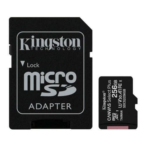 Карта памяти Kingston Canvas Select Plus SDCS3/256GBSP microSDXC 256GB V10 A1 w/o adapter