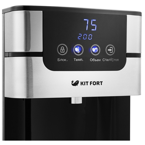 Термопот Kitfort КТ-2501 черный/серебристый