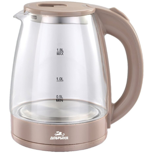 Электрочайник Добрыня DO-1254B бежевый