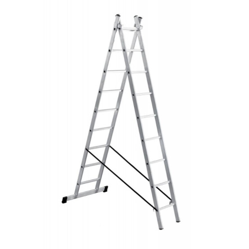 Лестница DOGRULAR УФУК Про 41120 алюминиевая 2*9 секционная