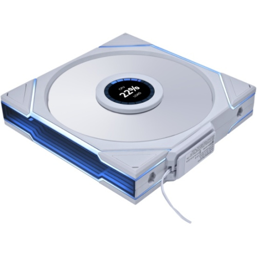 Вентилятор Lian Li Uni Fan TL Wireless LCD 140 (G99.14TLLCD1W1W.R0) / 14TLLCD1W1W White / 140x140x28мм (PWM, ARGB, 1600 об/мин (Max.), 28,5dBa)