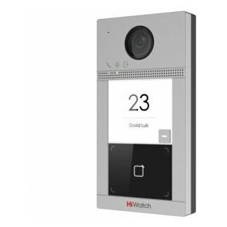 Видеопанель HiWatch VDP-D4214W/Flush цвет панели серебристый