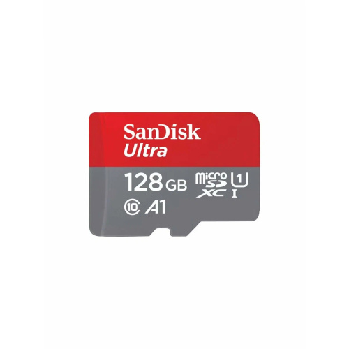 Карта памяти SanDisk Ultra (SDSQUAR-128G-GN6MA) microSDXC 128Gb (R/W 100/100 Mb/s, adapter)