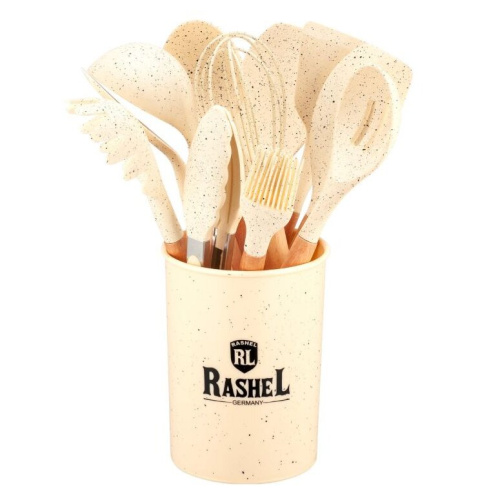 Набор кухонный Rashel R-17012 Кремовый мрамор