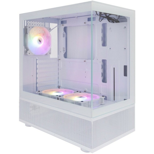 Корпус 1STPLAYER Miku Mi7-A White (Mi7-A-WH-2F1R-W-1F1-W) / ATX / 3x120mm LED fans