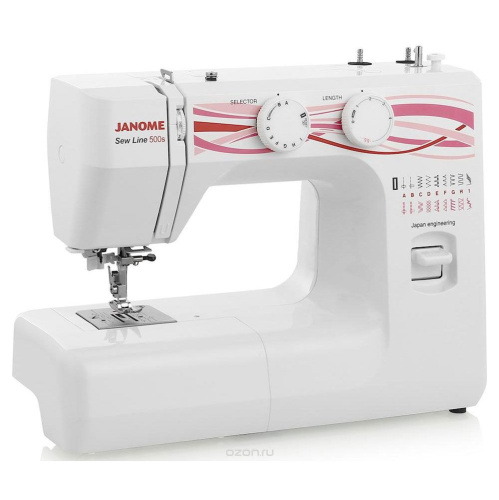 Швейная машина Janome Sew Line 500s белый