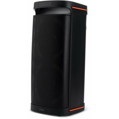 Минисистема Digma D-MC1750 черный 60Вт FM USB BT micro SD