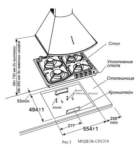 Газовая варочная поверхность Gefest СГ СН 1210-02 К4
