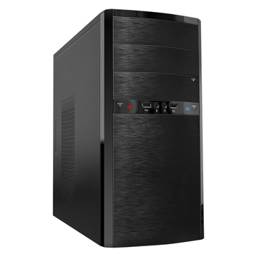Корпус Powerman (IN-WIN) ES722BK/6111491 MiniTower 400 Вт mATX черный