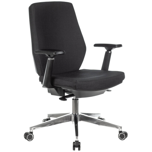 Кресло Бюрократ CH-545/LUX/418-Black черный 38-418 крестов. алюминий