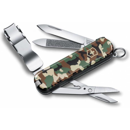 Нож перочинный Victorinox Nail Clip 580 (0.6463.94) 65мм 8функций камуфляж подар.коробка