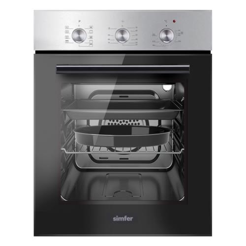 Электрический духовой шкаф Simfer B4EM19071 серебристый