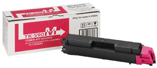 Тонер-картридж Kyocera 1T02KVBNL0 TK-590M 5 000 стр. Magenta для FS-C2026MFP/C2126MFP/C2526MFP/C2626MFP/C5250DN, P6026CDN/P6526CDN